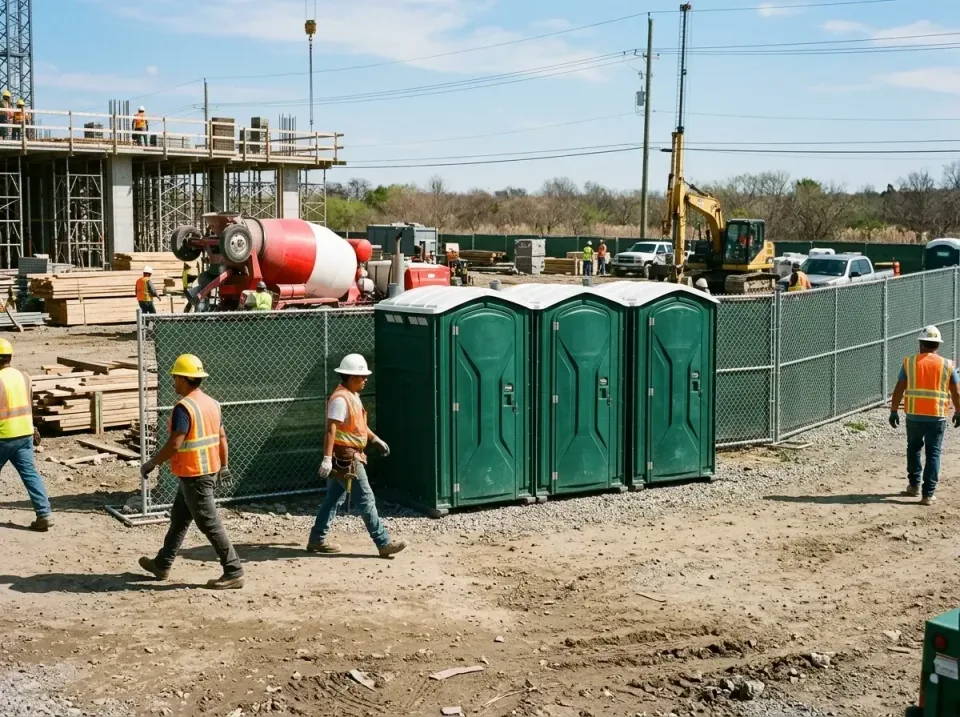 Porta Potty — Construction Site Porta Potty — Construction Site
